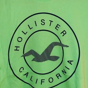 HOLLISTER GREEN MENS SHIRT RARE LIMITED EDITION